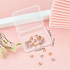 140Pcs 2 Colors Rack Plating Brass Ice Pick Pinch Bails KK-BBC0002-16-7