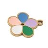 304 Stainless Steel Enamel Pendants LS-STAS-K312-07F-G-2