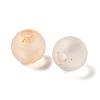 Frosted Transparent Acrylic Beads X1-OACR-F013-13E-2