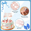 3Pcs 3 Styles Acrylic Cake Toppers FIND-TA0010-38A-4