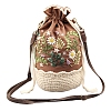 Flower Lace Embroidery Crossbody Bag Kits with Instructions PW-WG57237-02-1