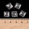 Transparent Glass Square Cabochons GGLA-S022-10mm-2