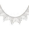 1 Yard Alloy Rhinestone Cup Chains LCHA-CD0001-01-2