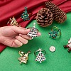 Mega Pet 6Pcs 3 Style Christmas Tree Alloy Napkin Rings AJEW-MP0001-32-5