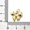 Brass Micro Pave Cubic Zirconia Charms KK-P295-43G-3