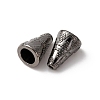 Tibetan Style Cone Alloy Bead Caps TIBE-Q044-13B-RS-1