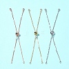 5Pcs Rack Plating Adjustable Brass Slider Bracelet Making MAK-FS0001-03G-10