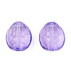 Transparent Spray Painted Glass Beads GLAA-N035-022-C01-2