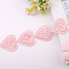 20 Yards Organza Embroidery Heart Lace Trim PW-WG81307-05-1