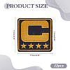Computerized Embroidery Cloth Iron on/Sew on Patches PATC-WH0006-91C-2