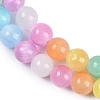 Macaron Color Natural Selenite Beads Strands G-F780-A01-01-3