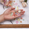 Craftdady 300Pcs 6 Style Transparent Acrylic Bead Caps TACR-CD0001-03-7