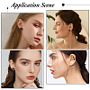 16Pcs 4 Styles Alloy & 304 Stainless Steel Cuff Earrings EJEW-HS0001-17-6