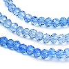 Transparent Painted Glass Beads Strands X-DGLA-A034-T2mm-A01-4
