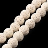 Natural Lava Rock Bead Strands G-L435-03-8mm-11-1