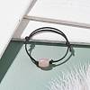 Natural Gemstone Beaded Cord Bracelet BJEW-JB07682-2