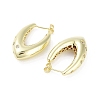 Rack Plating Brass Micro Pave Cubic Zirconia Studs Earrings EJEW-B047-05G-03-2