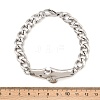 304 Stainless Steel Link Bracelets LS-BJEW-D379-19P-3