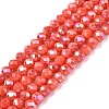 Electroplate Glass Beads Strands LS-EGLA-A044-P3mm-B21-1