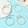 4Pcs 4 Colors Brass European Style Bracelet Making MAK-FS0001-04-1