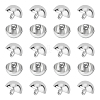 Unicraftale 40Pcs Alloy Shank Buttons BUTT-UN0001-08-1