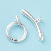 Eco-friendly Brass Toggle Clasps LS-KK-D082-12S-2