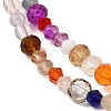 Mixed Electroplate Glass Beads Strands EGLA-A003-01-12
