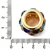 Rhinestone Brass Beads KK-D295-04G-01-3