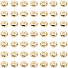 Brass Beads KK-BBC0021-17B-6