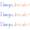 PVC Self Adhesive Car Stickers STIC-WH20004-01A-03-1