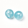 Luminous Transparent Plastic Beads KY-WH0048-20B-05-1