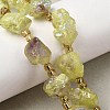 Electroplated Raw Rough Natural Amethyst Beads Strands G-Z131-J02-04-1