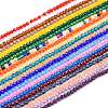 10 Strands 10 Color Glass Beads Strands GLAA-CJ0001-16-7