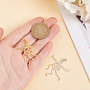 2 Colors 925 Sterling Silver Pendant Irregular Cabochon Settings STER-PH0002-02A-3