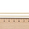 Long-Lasting Plated Brass Curb Chain Necklaces X-NJEW-K112-07G-NF-4