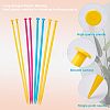  4 Pairs 4 Style Plastic Knitting Needles TOOL-NB0001-95-4