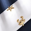 304 Stainless Steel Cuff Bangles for Women BJEW-C123-01A-G-1