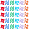 80Pcs Glass Beads GLAA-SC0003-10-7