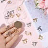 20Pcs 2 Colors 316 Surgical Stainless Steel Clip-on Earring Findings STAS-BBC0008-58A-3