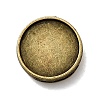 Tibetan Style Alloy Slide Charms Cabochon Settings LS-X-PALLOY-Q341-04AB-FF-1