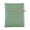 Imitation Leather Jewelry Storage Zipper Bags ABAG-G016-01C-06-1