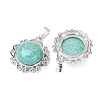 Natural Amazonite Pendants GG-CBA0251-09B-P-2
