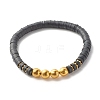 Handmade Polymer Clay Heishi Beads Stretch Bracelets Set BJEW-JB07396-8