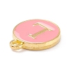 Golden Plated Alloy Enamel Charms LS-ENAM-Q437-14L-2