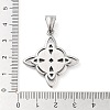 304 Stainless Steel Pendants STAS-R225-11AS-3