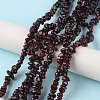 Natural Garnet Beads Strands G-G0003-B25-2