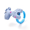 Giraffe Resin Adjustable Rings for Kids RJEW-JR00391-7