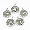 Natural Green Aventurine Pendants G-S292-10C-P-1