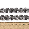 Electroplate Transparent Glass Beads Strands EGLA-B012-AB20-4