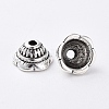 Tibetan Style Flower Bead Caps X-LF11244Y-2